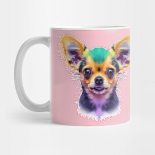 Chihuahua Chihuahueño Dog Watercolor Print Mug